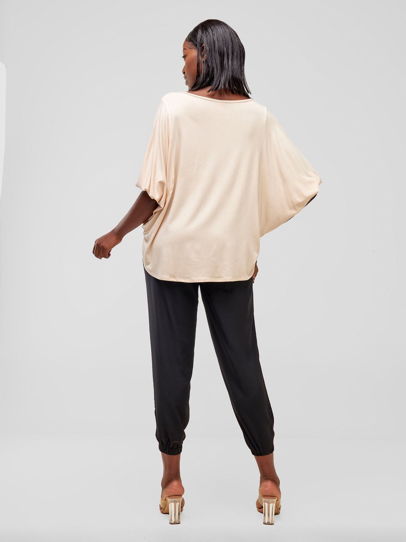 Vivo Safiya Dolman Top - Buttermilk