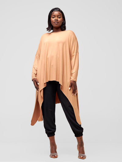 Vivo Safiya Wide Top -Tan