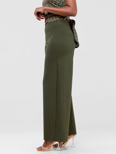 Vivo Upe Wide Leg Pants - Hunters Green
