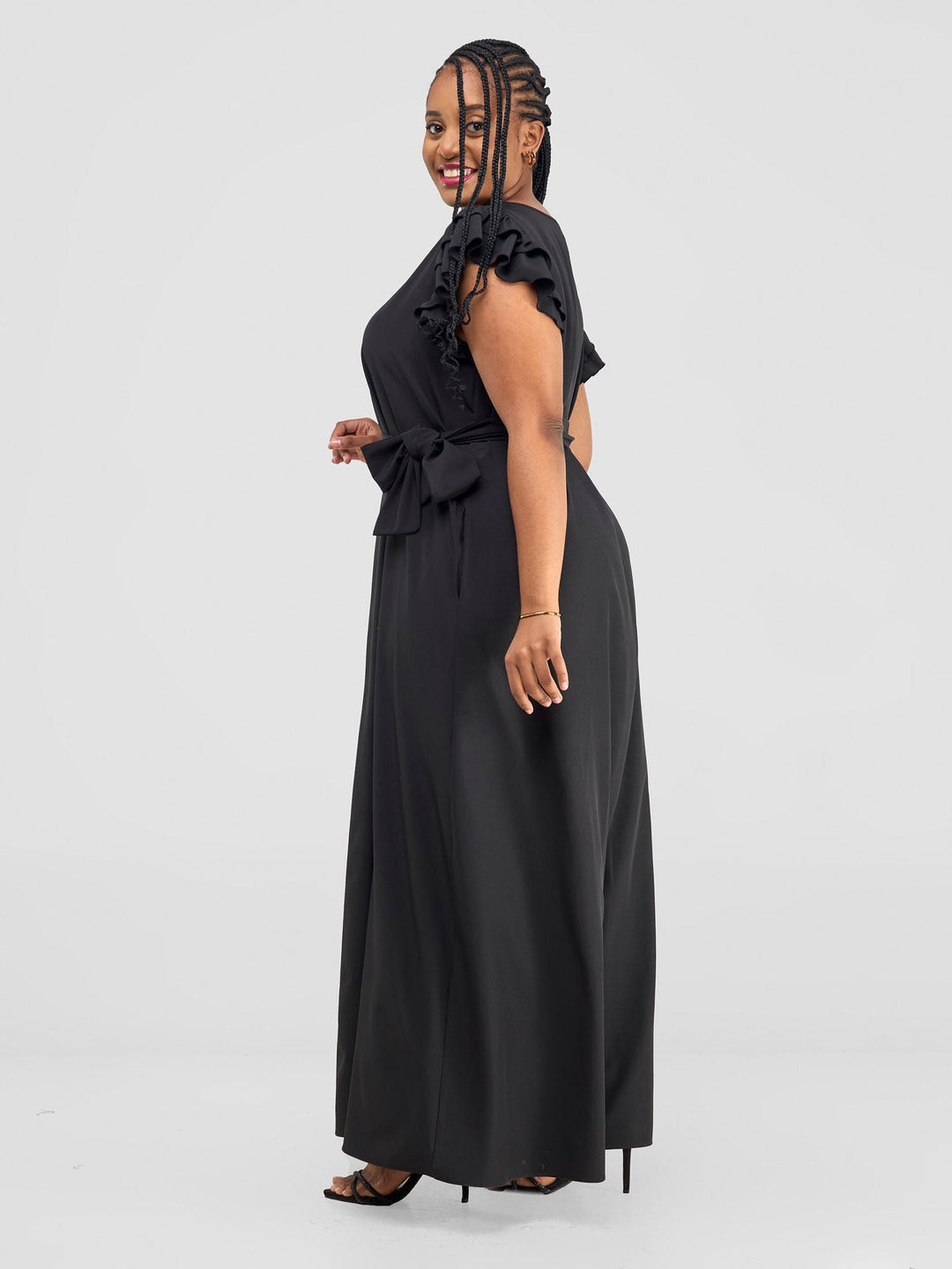 Vivo Nasinka A-Line Maxi Dress - Black