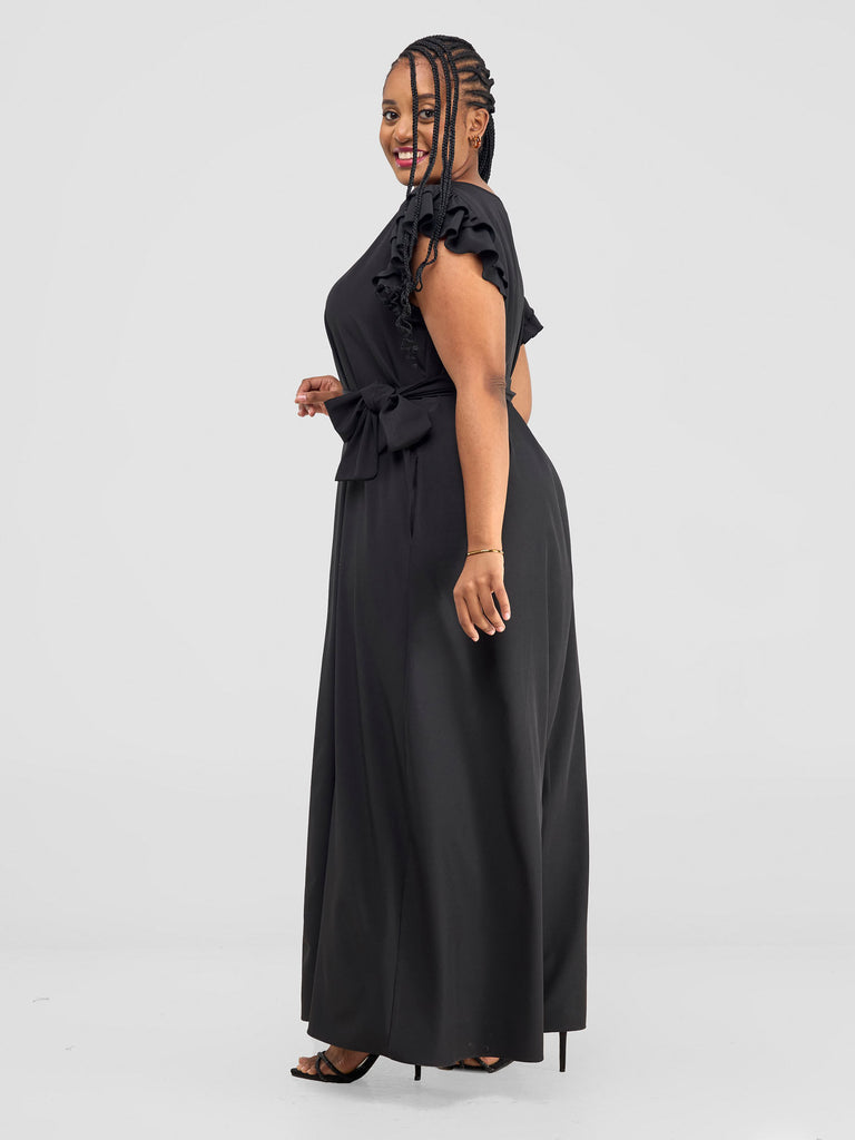 Vivo Nasinka A-Line Maxi Dress - Black