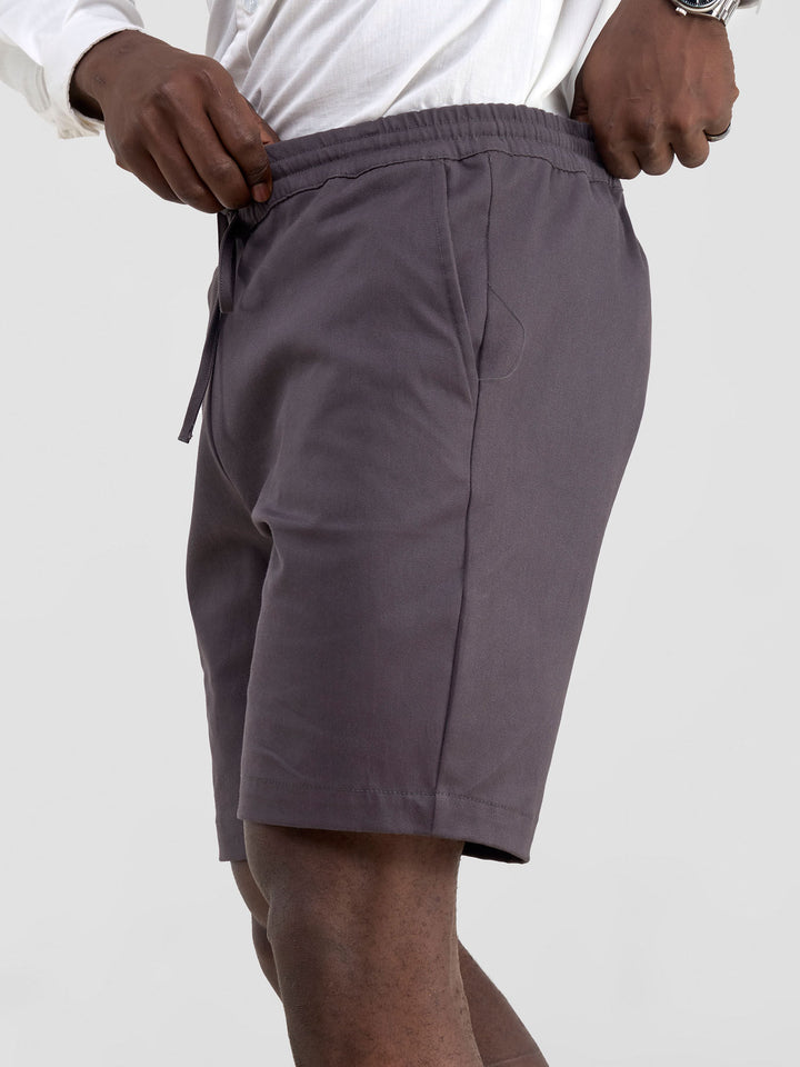 Safari Men's Drawstring Shorts - Dark Grey