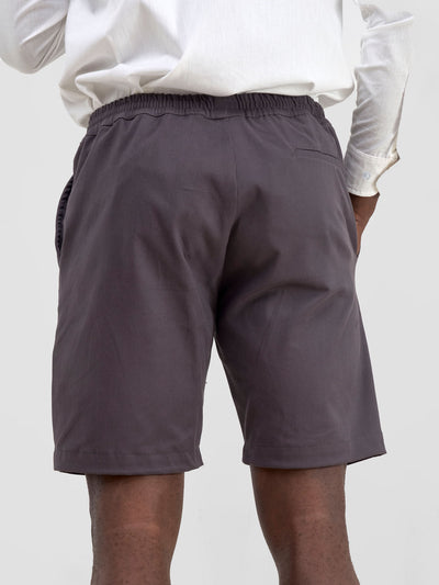 Safari by Vivo Men's Drawstring Shorts - Dark Grey