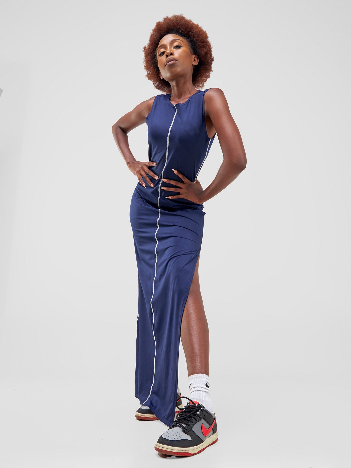 Zoya Taani Maxi Dress - Navy