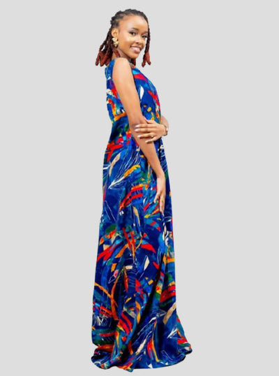 Afriwia Hazel Ankara Dress - Ankara - Shopzetu