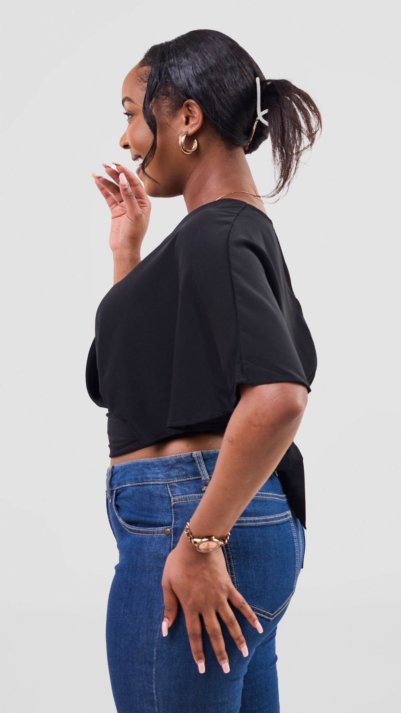 Mkenya Collections Top - Black