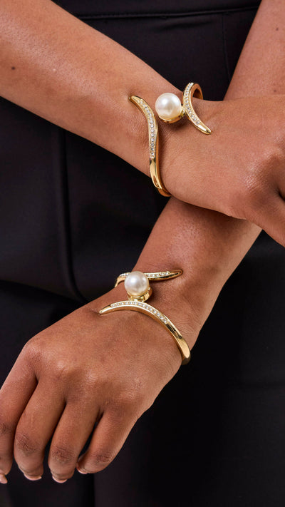 Afrodame Chunky Bangle - Gold