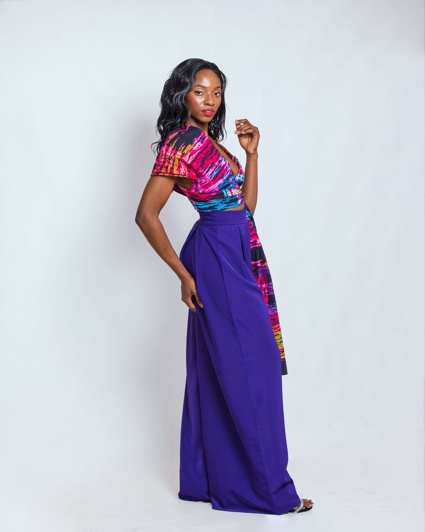 Da'Joy Fashions Raisin Pant Set - Purple - Shopzetu