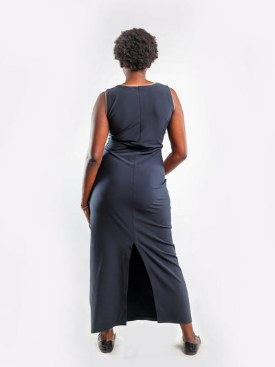 Liliadly Pipy Dress - Black - Shopzetu