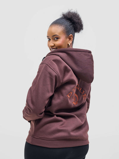 Dynique Clothing Hoodie - Brown - Shopzetu