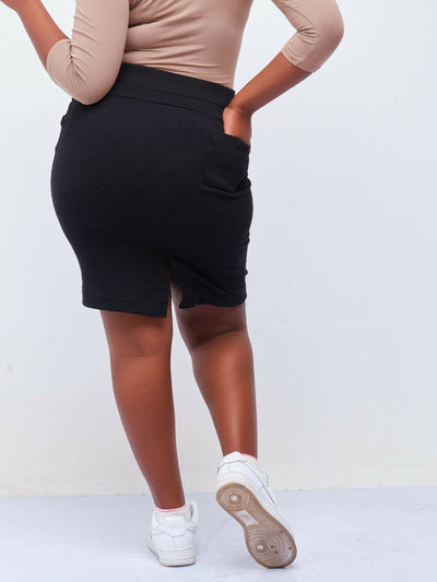 Hessed With Pocket Mini Skirt - Black