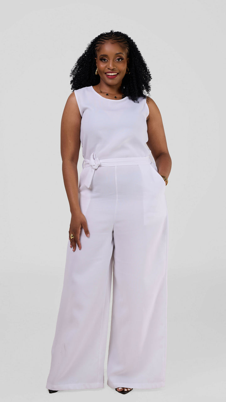 Lizola Margaret Jumpsuit - White