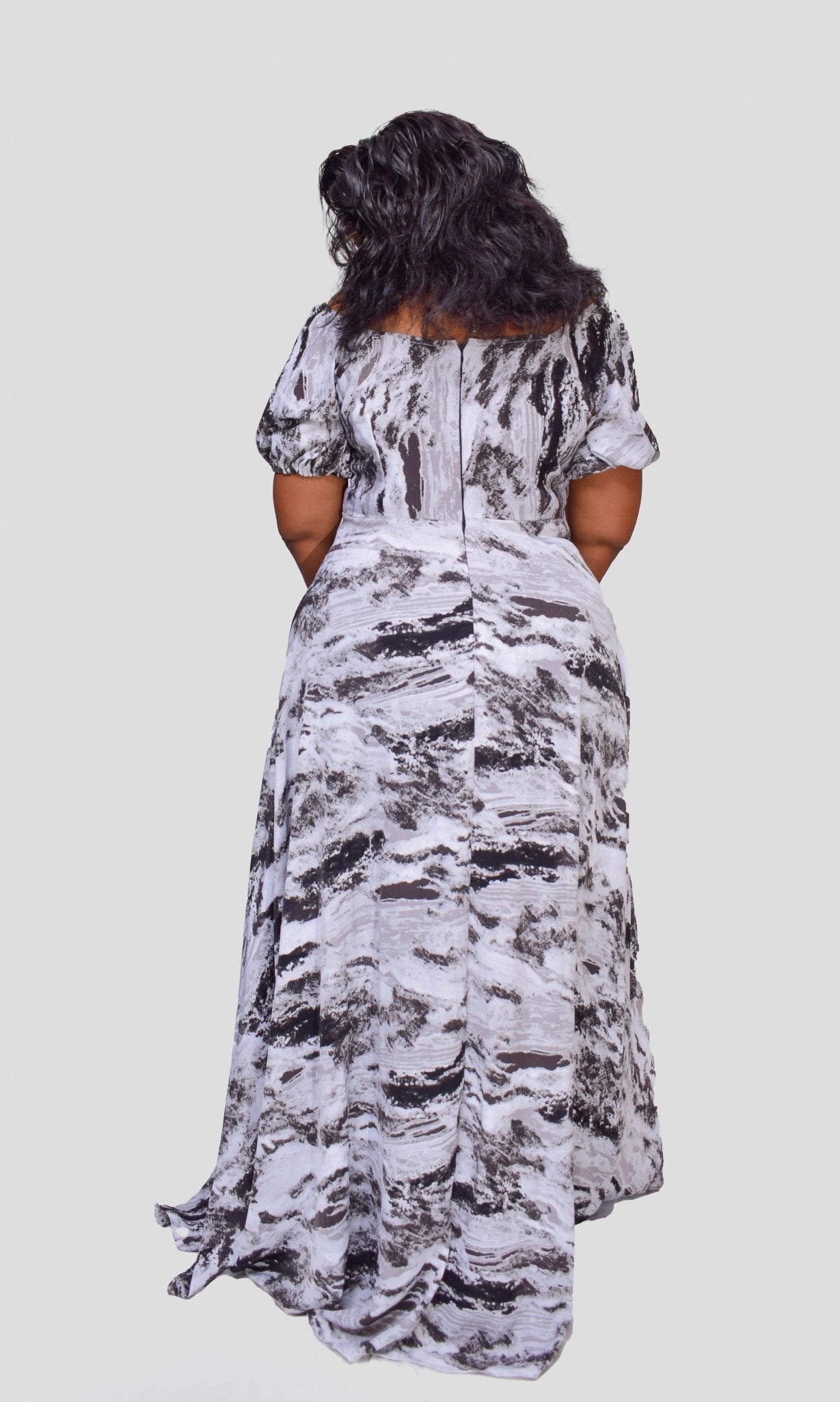 Thick & Fab Amy Maxi Dress - White - Shopzetu