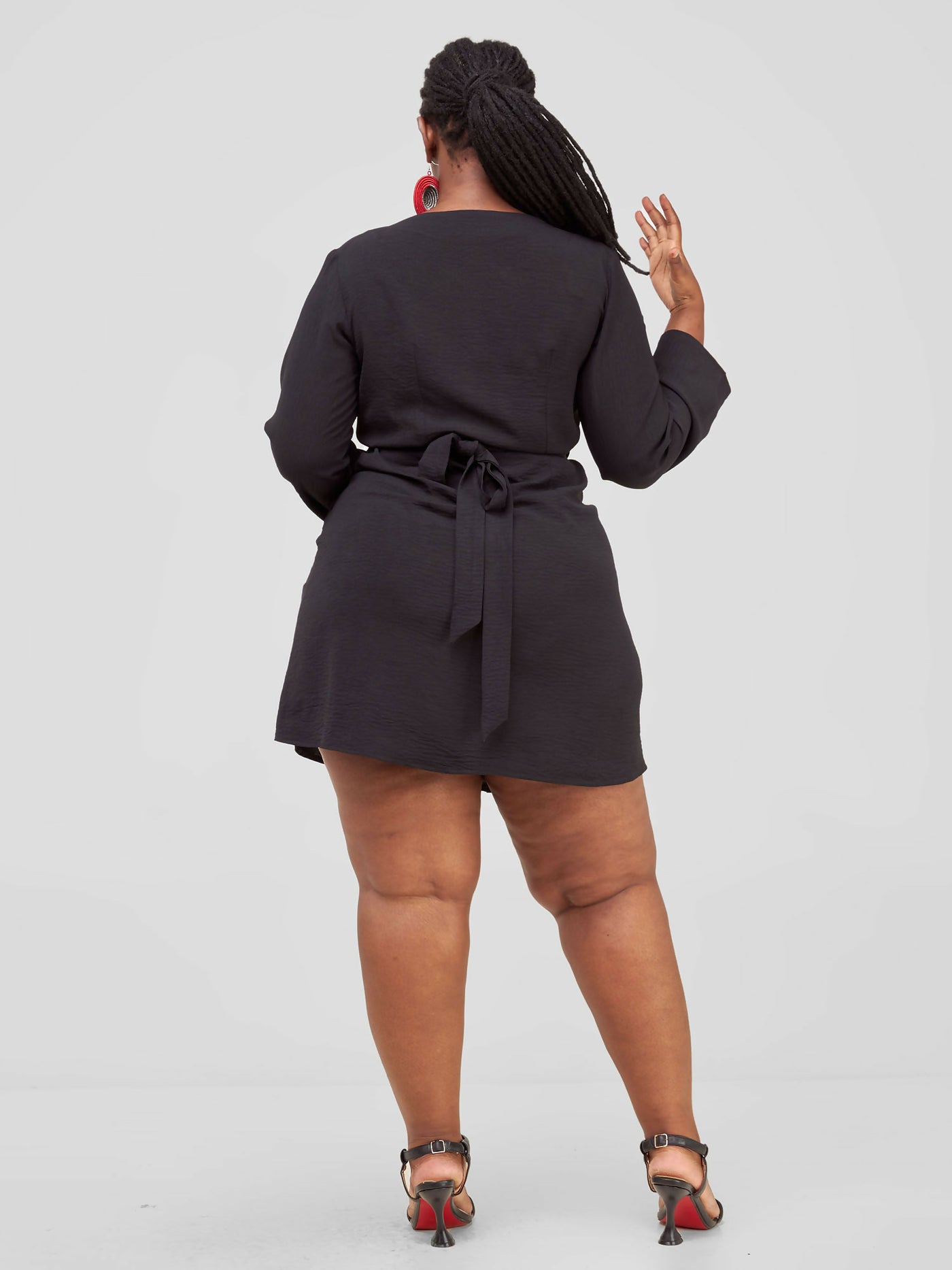 Purple Thread Canberra Wrap Dress - Black