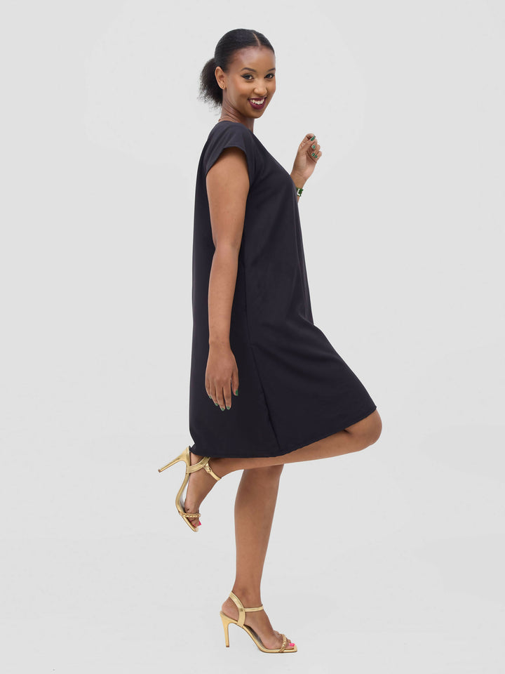 Zipporah Dress - Black - Shopzetu