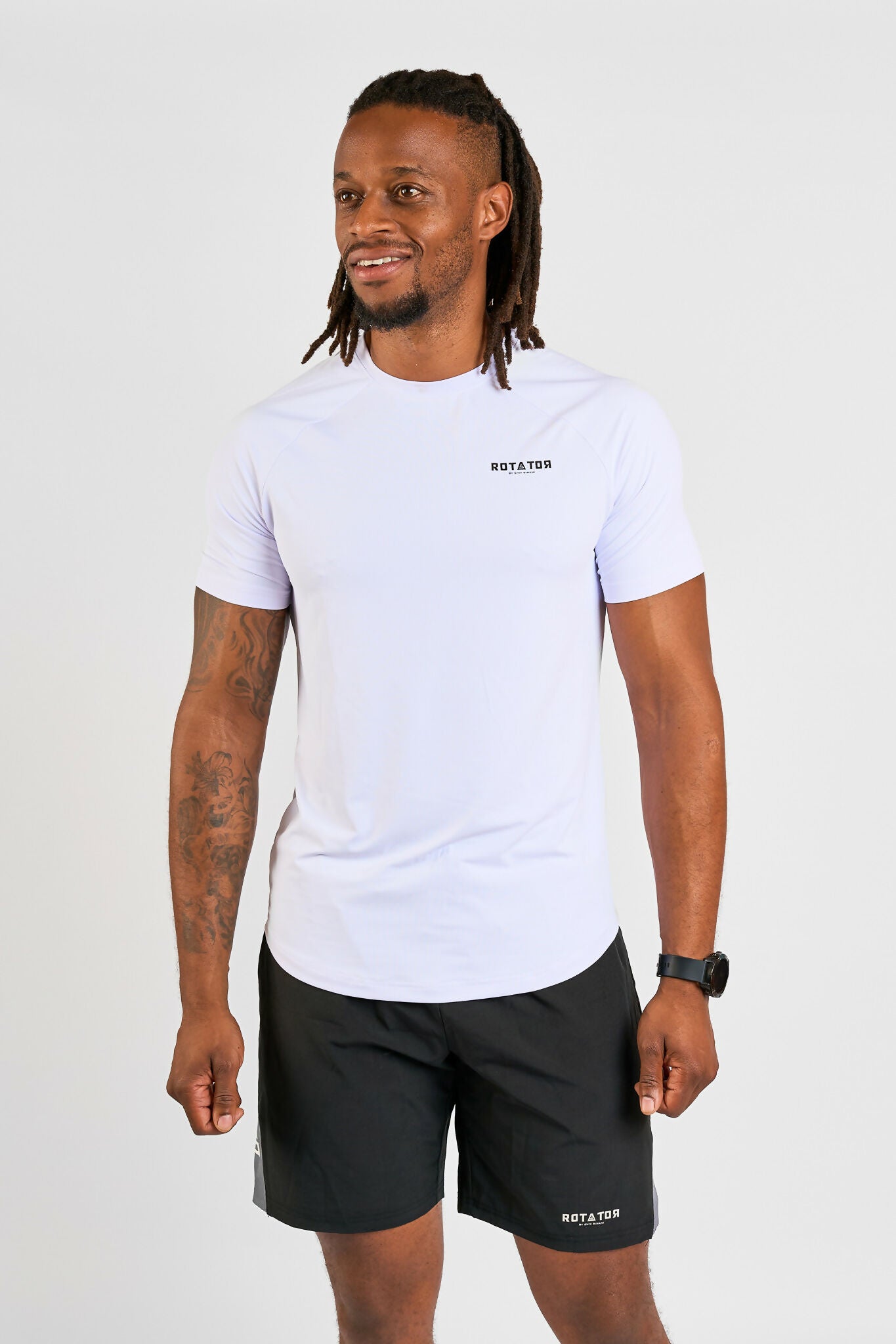 Rotator Active Wear Sports T-Shirt - White - Shopzetu
