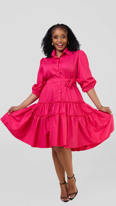Lizola Meilani Shift Dress - Pink