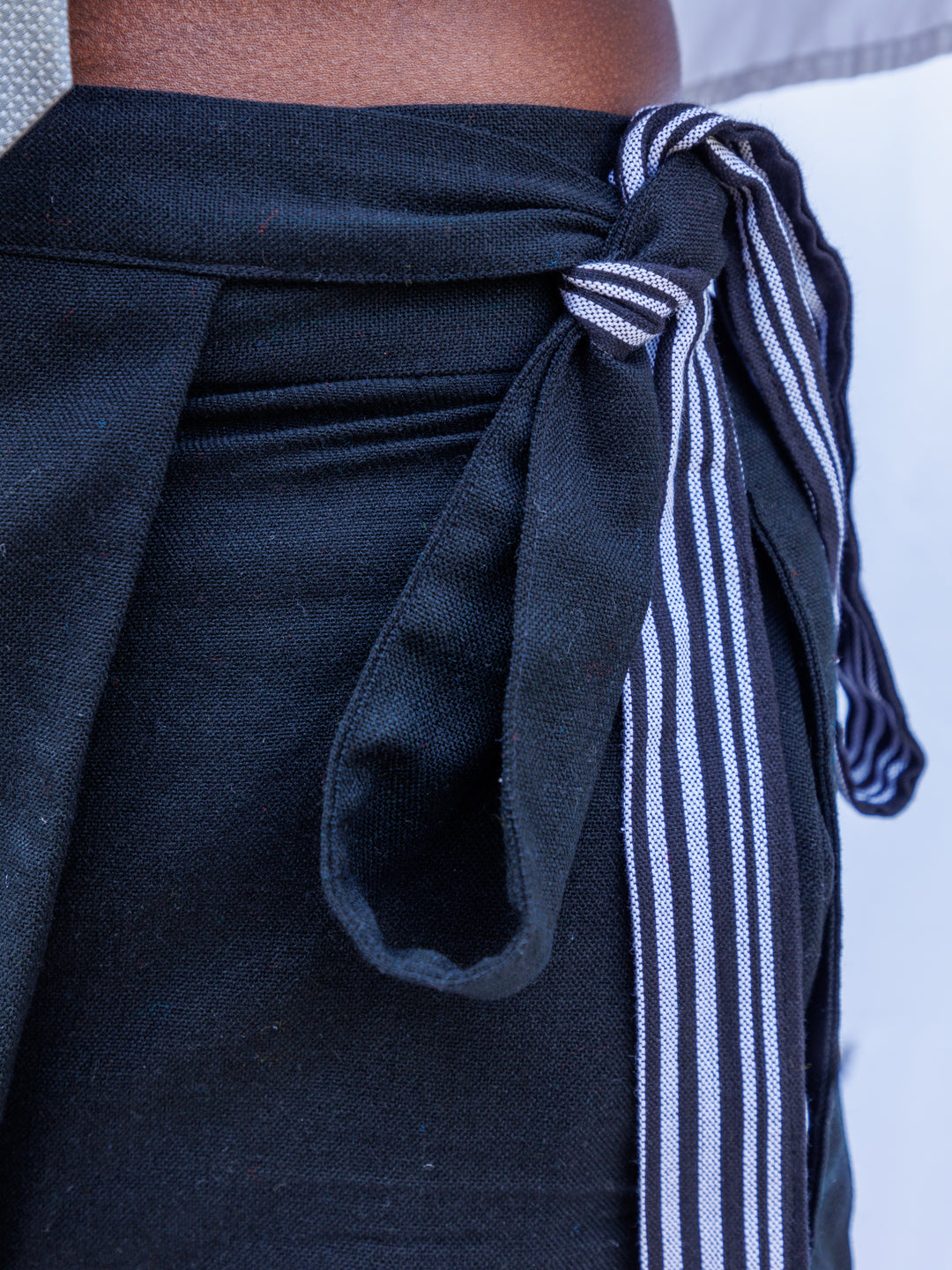 Liquid Lemn ALPHAJIRI Wrap Pants - Black