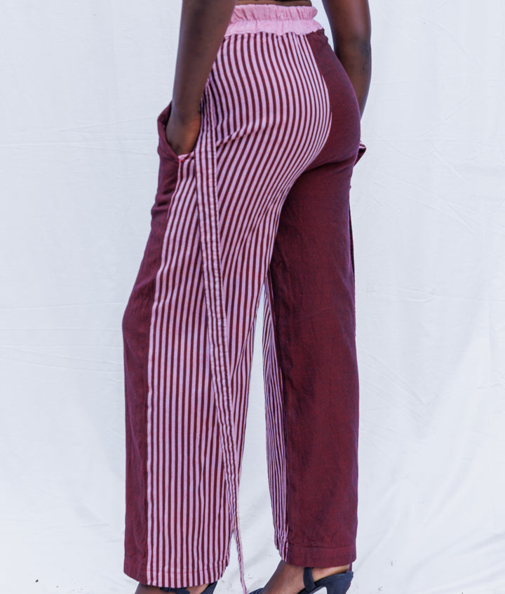 Liquid Lemn ALPHAJIRI Wrap Pants - Maroon