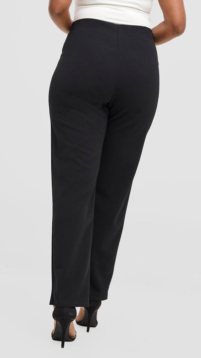 Vivo Chela Wide Leg Pants - Black - Shopzetu