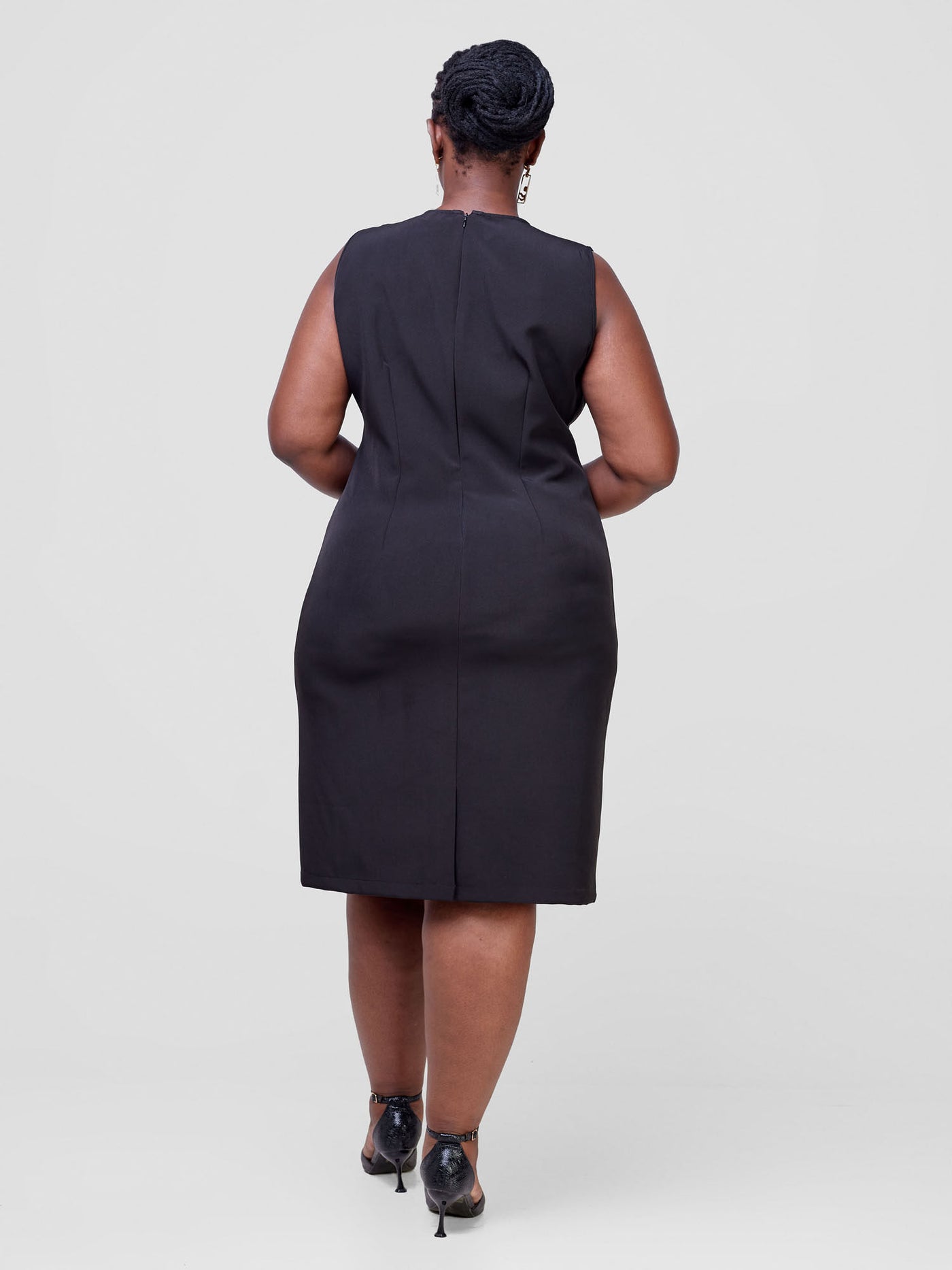 Vivo Saida Sheath Dress - Black / Mustard