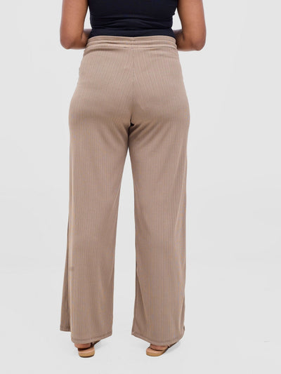Vivo Rema Drawstring Pants - Dark Taupe - Shopzetu