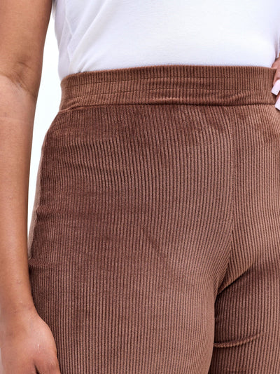 Vivo Rema Palazzo Pants - Brown - Shopzetu