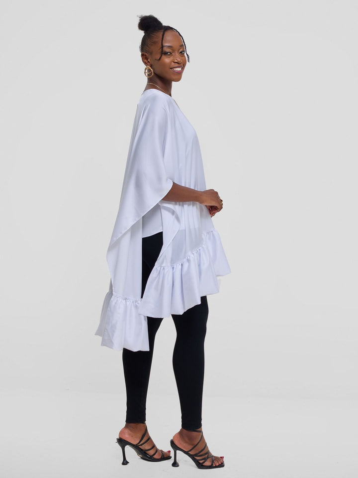Vivo Kelemi 4.0 Frilled Wide Top - White - Shopzetu
