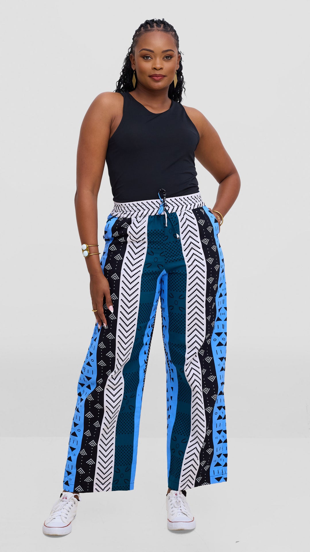 Safari by Vivo Zehra Kitenge Pants - Pambo Print