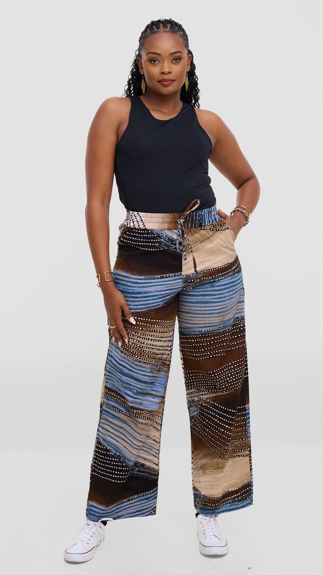 Safari by Vivo Zehra Kitenge Pants - Tuze Print