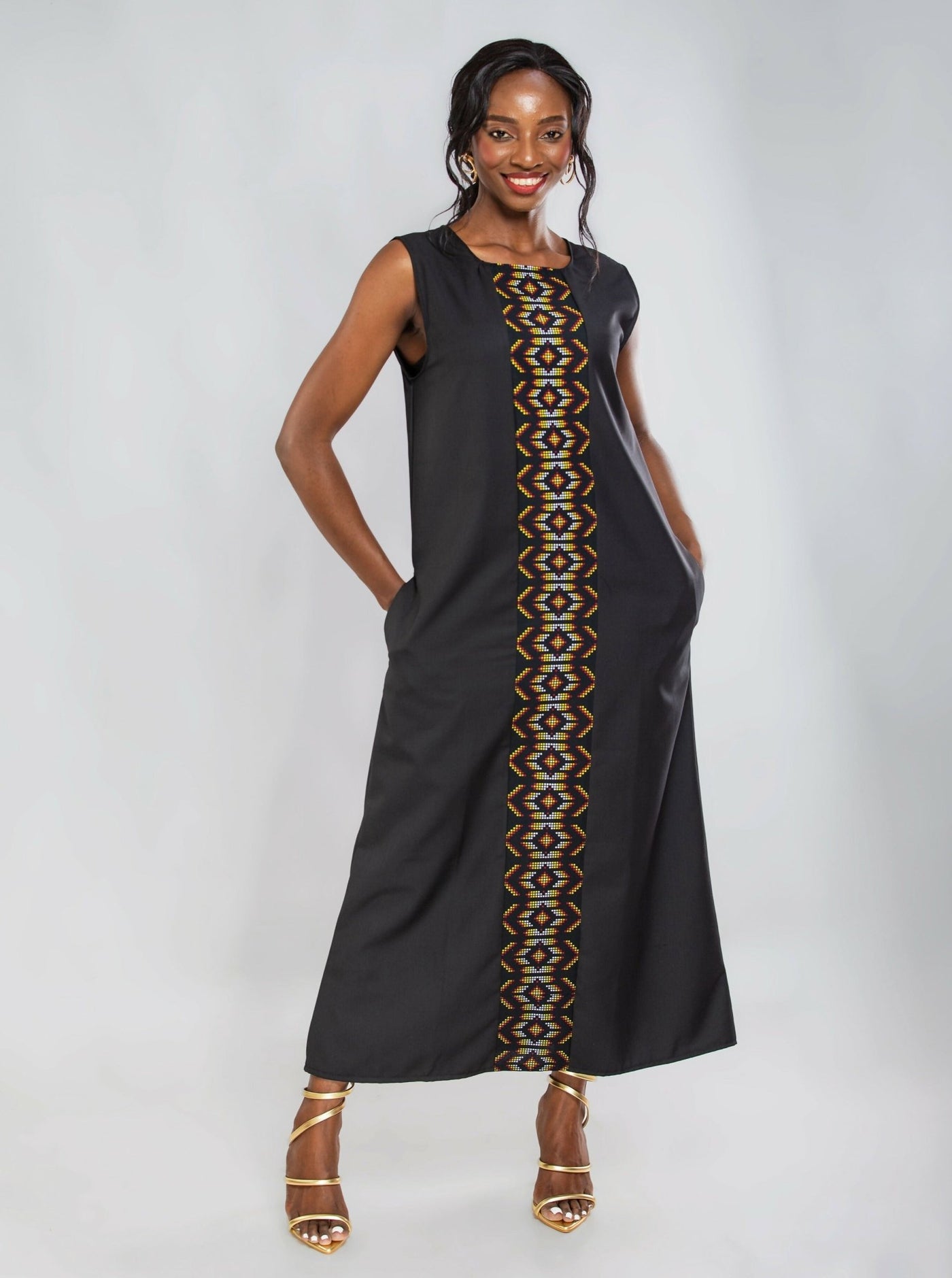 Da'joy Fashions Yonkers Dress - Black - Shopzetu