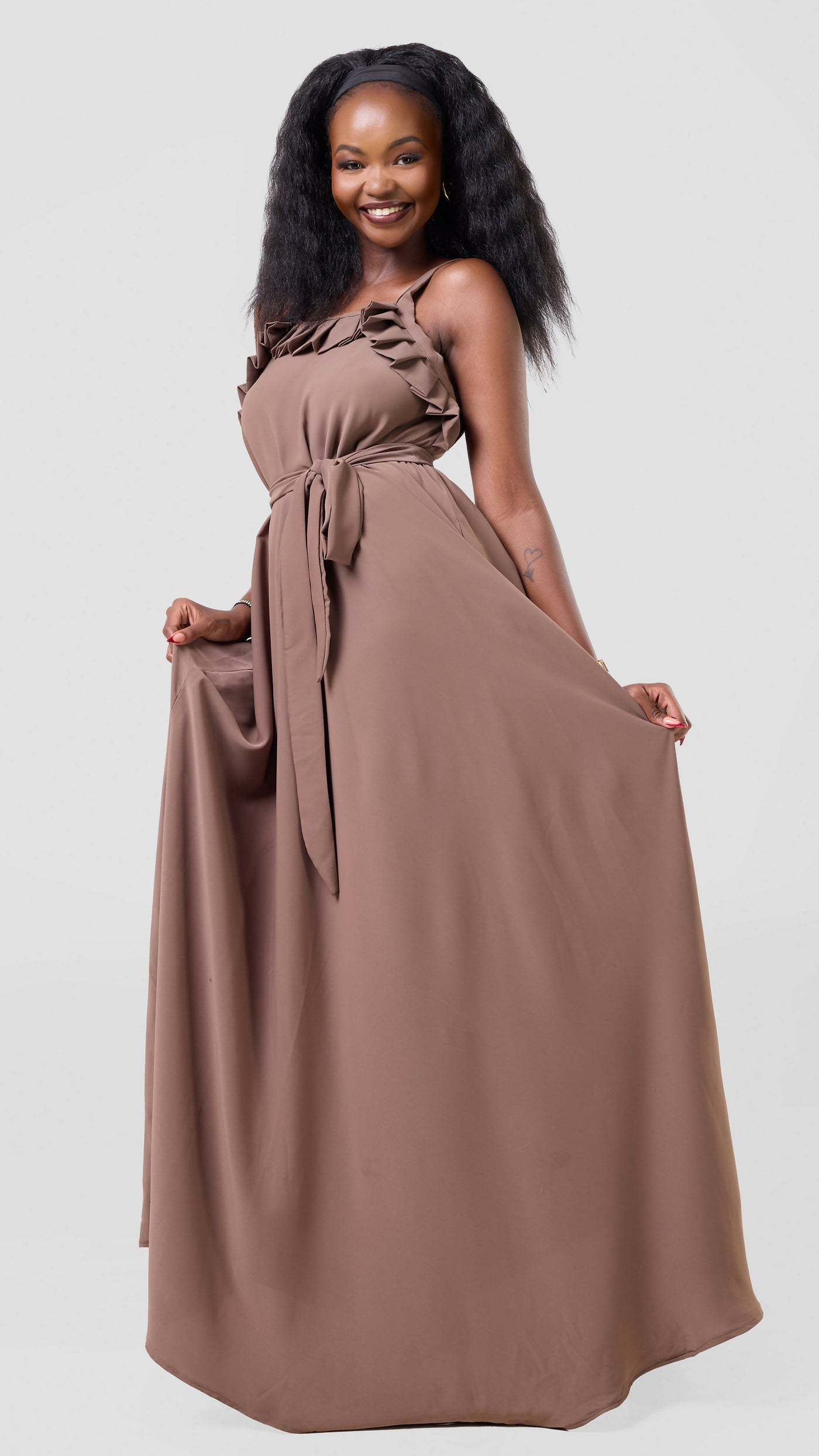 Liliadly Bae Dress - Brown