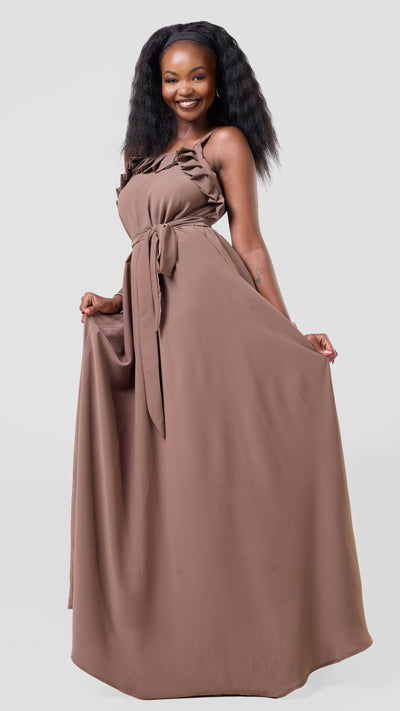 Liliadly Bae Dress - Brown