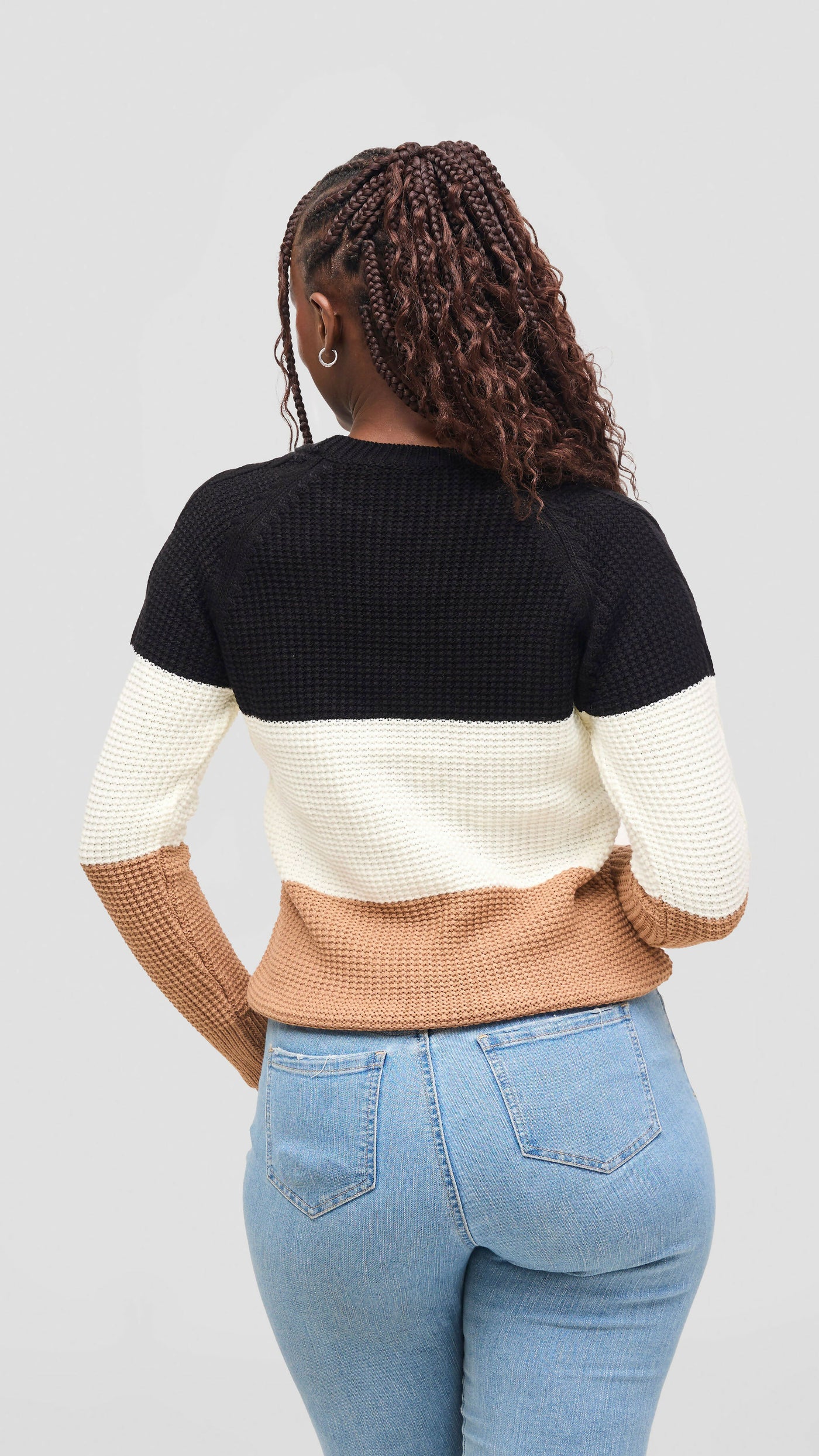 Stylish Sisters Fancy Sweater Top - Multicolored