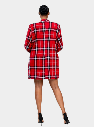 Rafiki Threads Trench Coat - Maroon