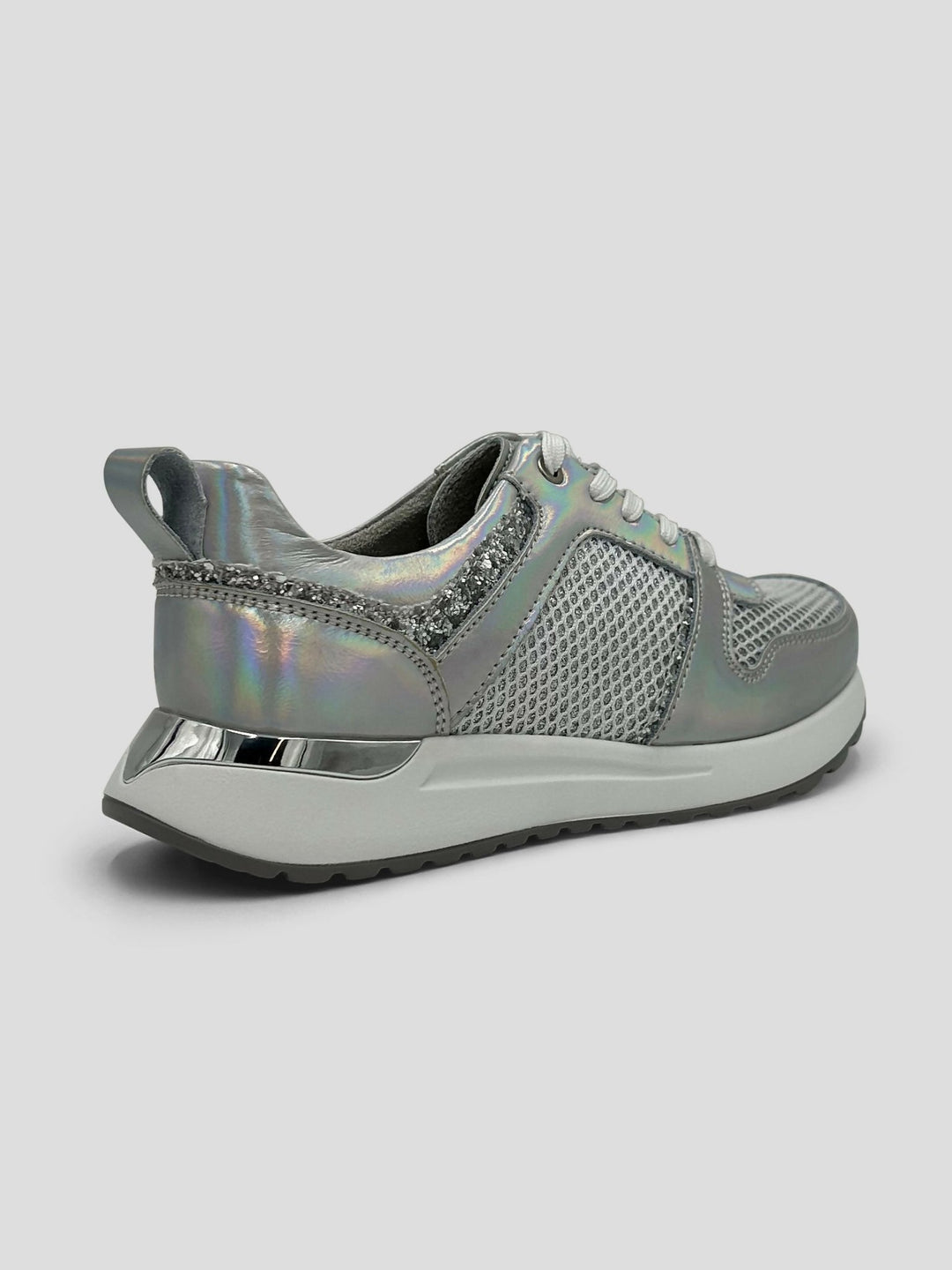 Julz Breeana Sneaker - Silver - Shopzetu