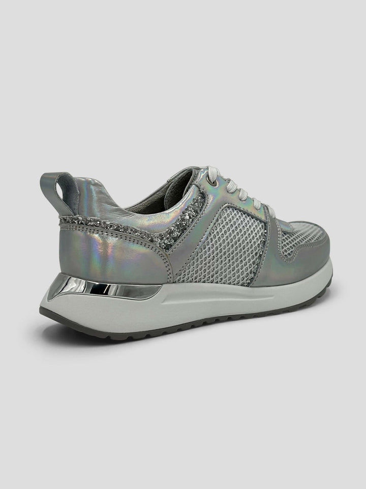 Julz Breeana Sneaker - Silver - Shopzetu