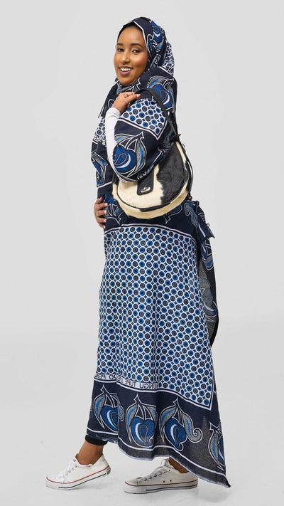 Sulha Afrika Sling Bag - Black / White