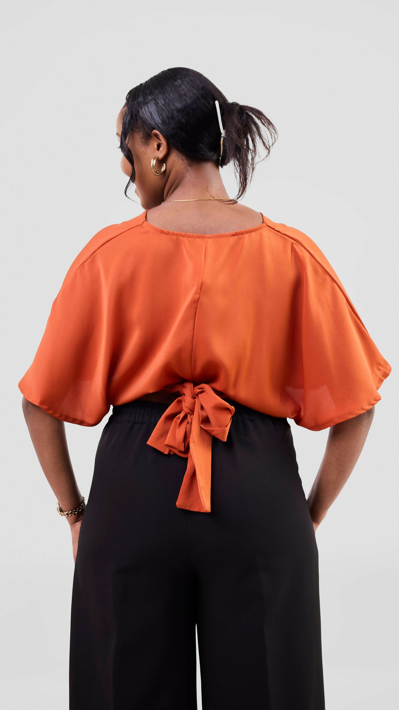Mkenya Collections Top - Rust / Orange