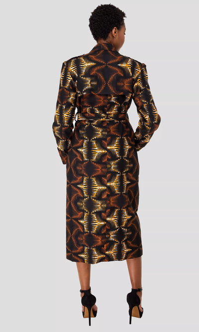 SBV Ankara Trench Coat - Brown / Black - Shopzetu