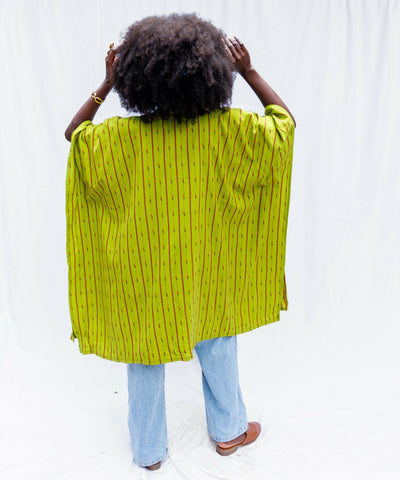 Liquid Lemn Curvy Plus Size Jasiri Kimono - Olive