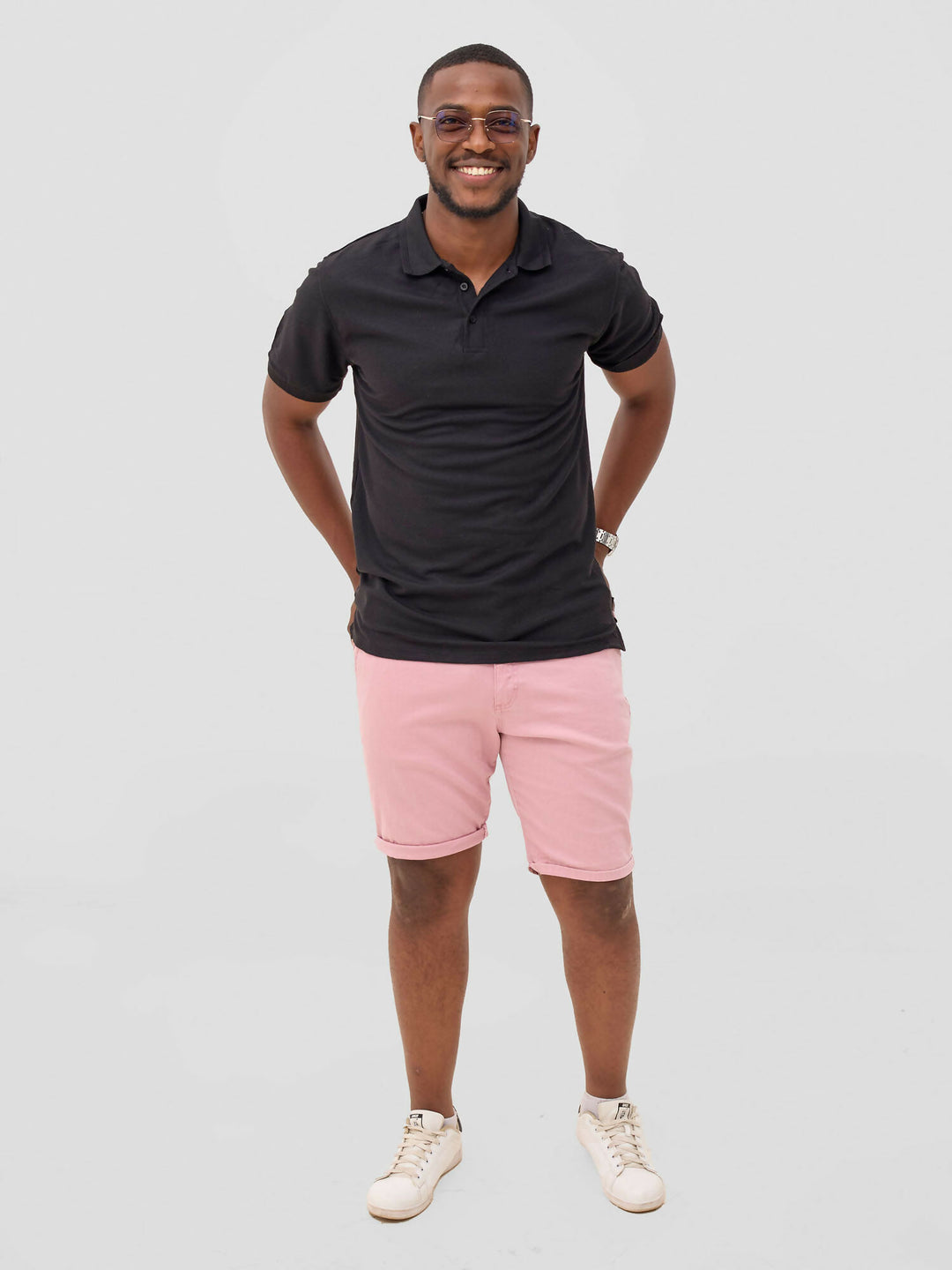 Zuria Fashions Polo T-shirt - Black - Shopzetu