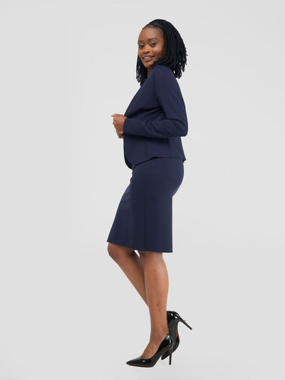 Vivo Basic Dua Jacket - Navy Blue