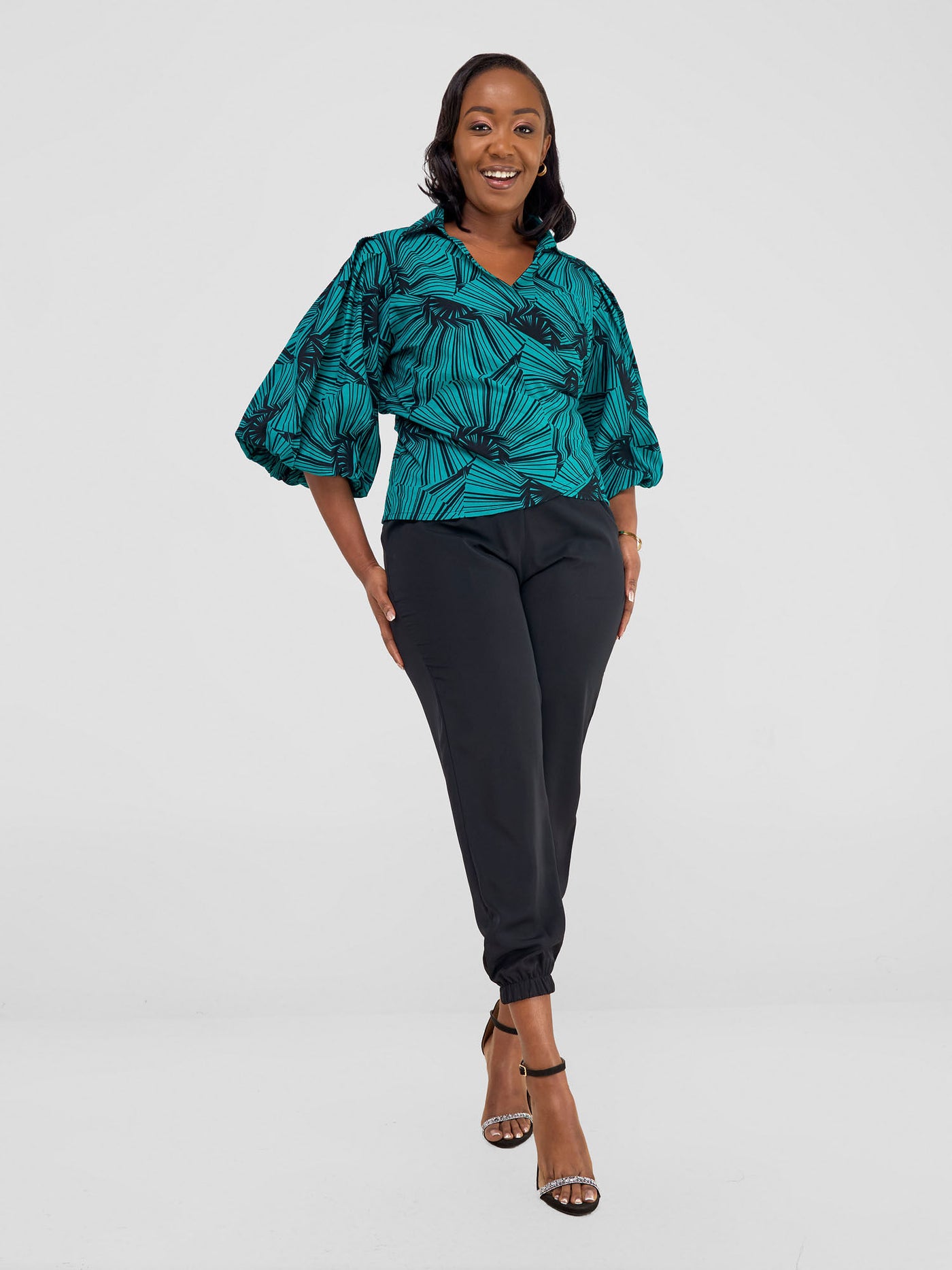 Vivo Kitenge Tie Top - Lashi Print