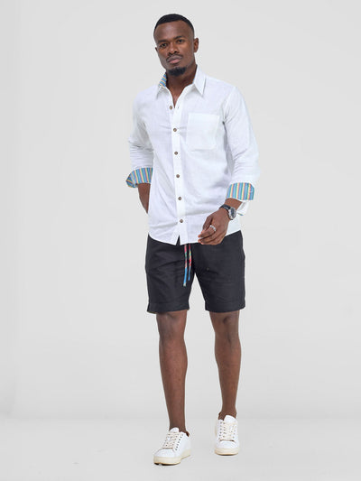 Safari by Vivo Savannah Men's Long Sleeve Shirt - White