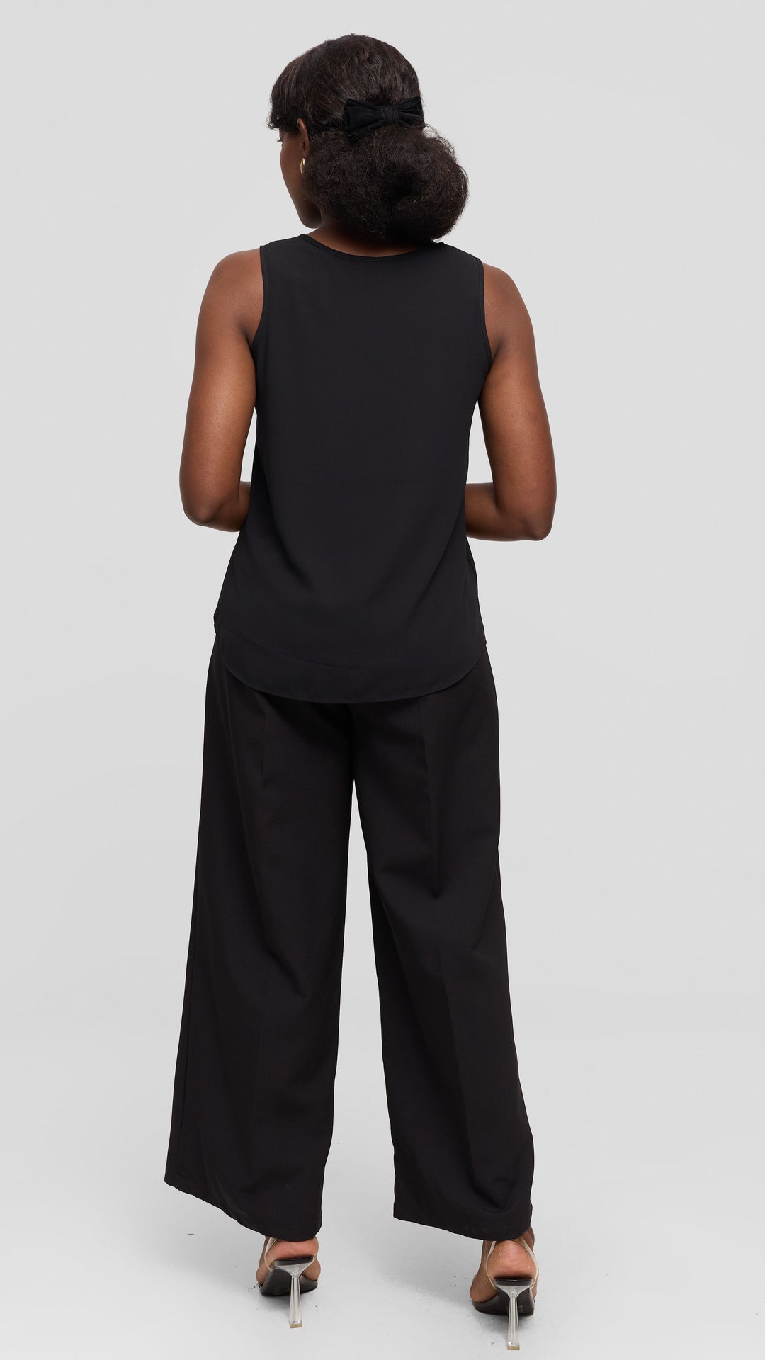 Vivo Sierra Sleeveless Double Layered Top in Chiffon - Hunters