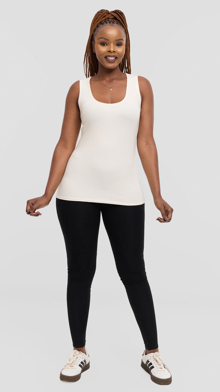 Vivo Everyday Tank Top in Jersey - Off White