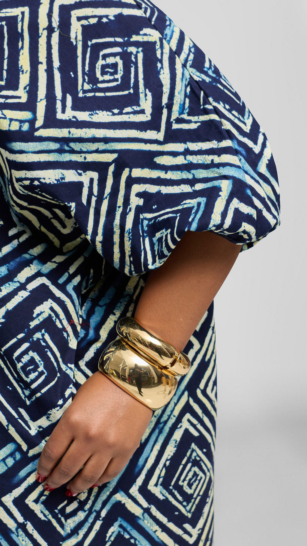 Safari Tafari Highlow Top in Kitenge - Sika Print