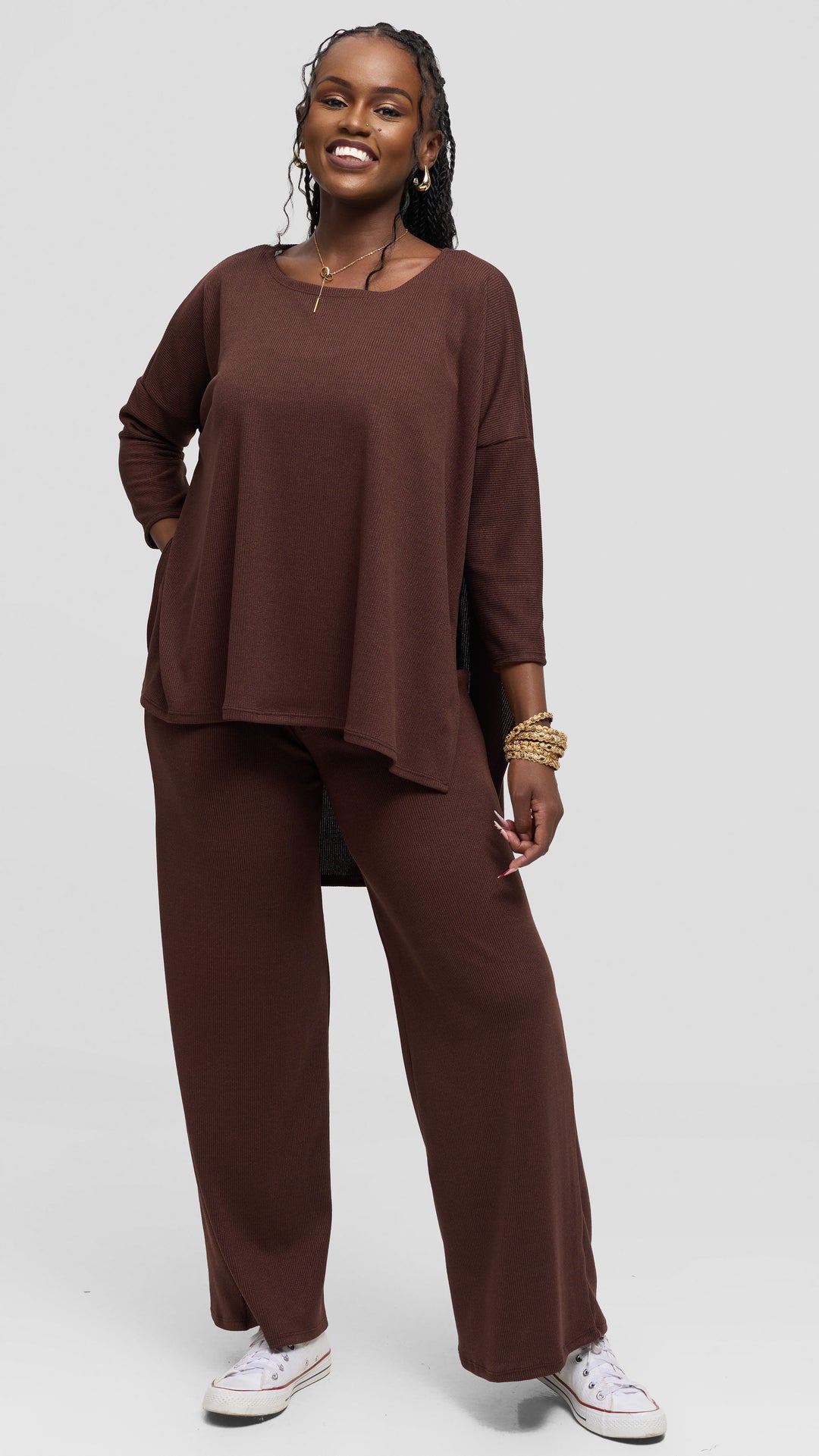 Vivo Safa Sweater - Brown