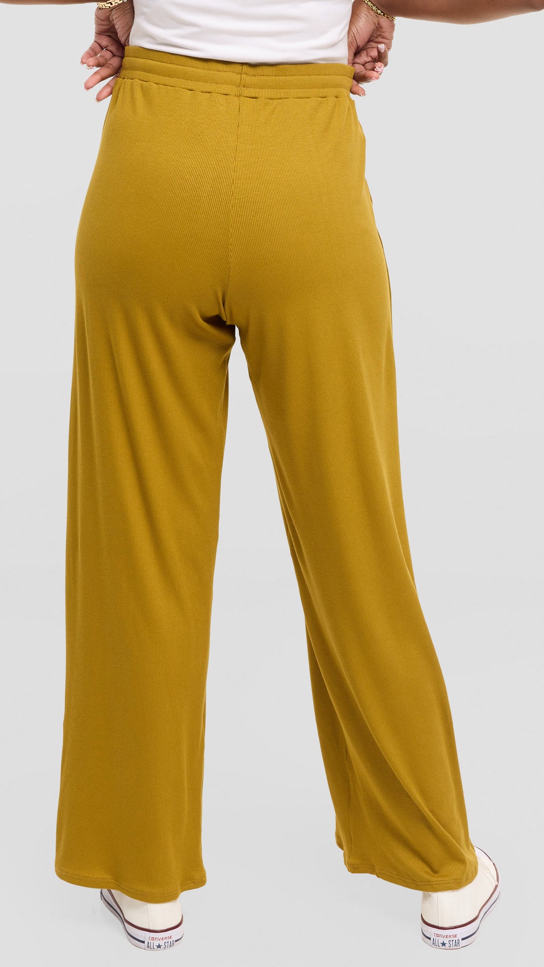 Vivo Lounge Pants in Rib - Olive